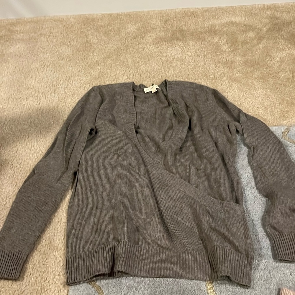 Lovestitch crossover front sweater